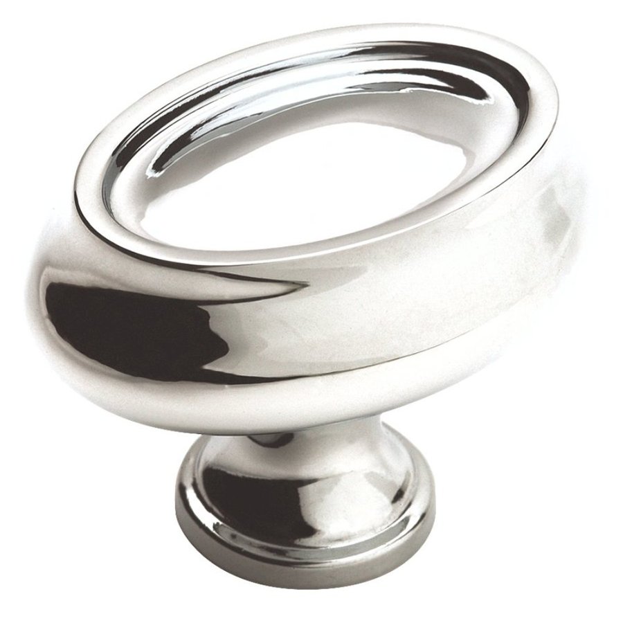 Shop Amerock Manor Polished Chrome Oval Knob at