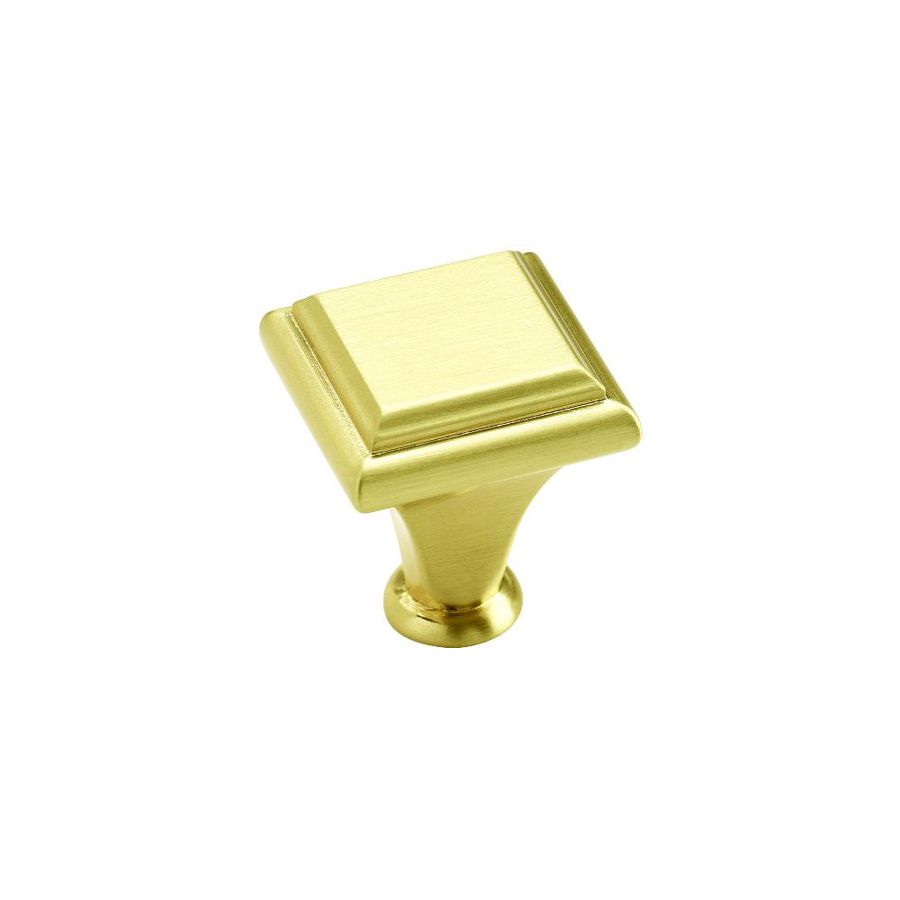 Amerock Manor Aged Brass Square Cabinet Knob at Lowes.com