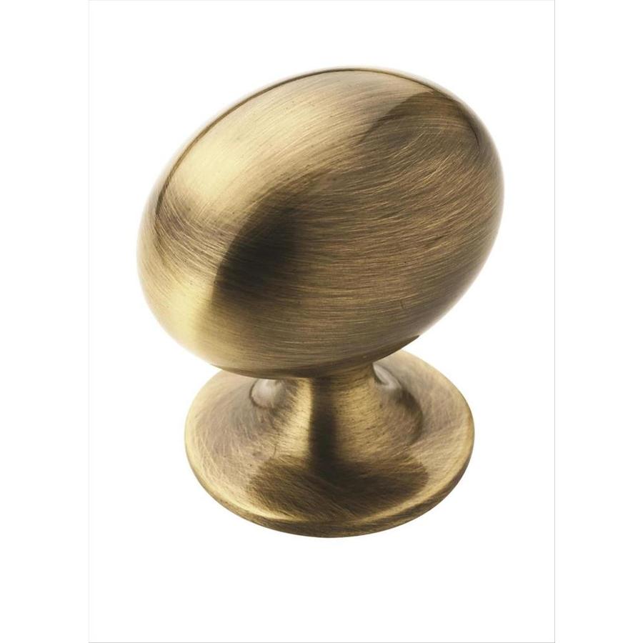 Amerock Allison Value Elegant Brass Oval Cabinet Knob At 9065