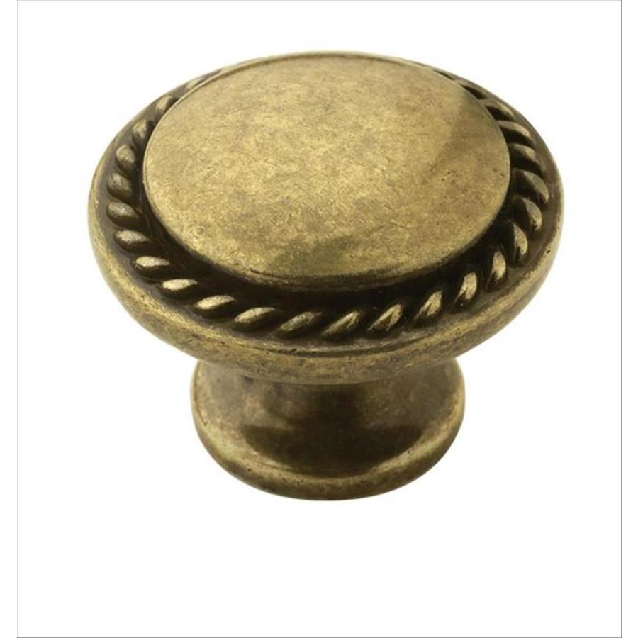 Amerock Allison Value Burnished Brass Round Knob at