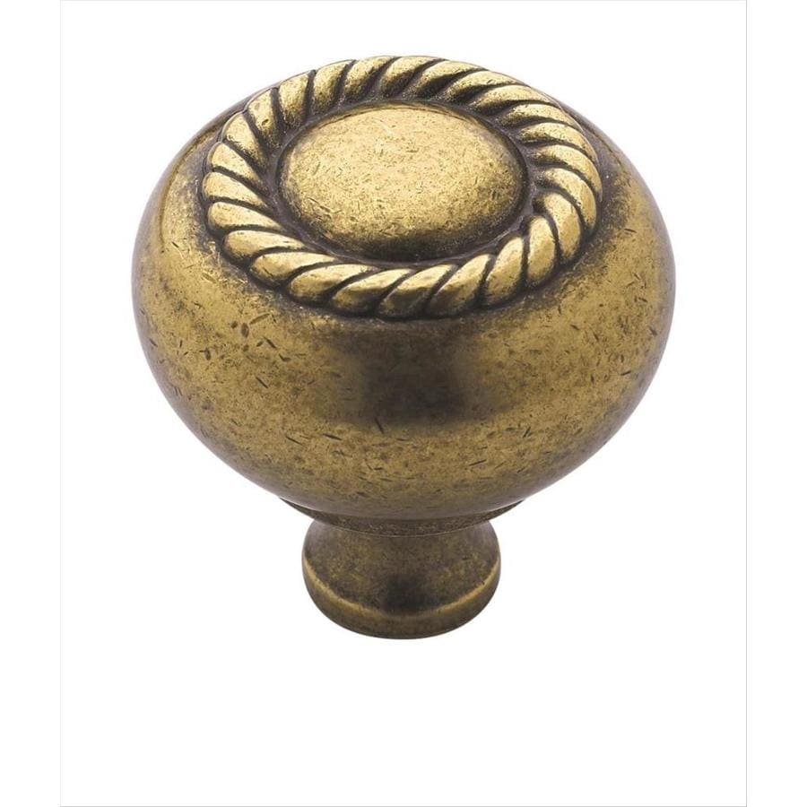 Amerock Allison Value Burnished Brass Novelty Knob at