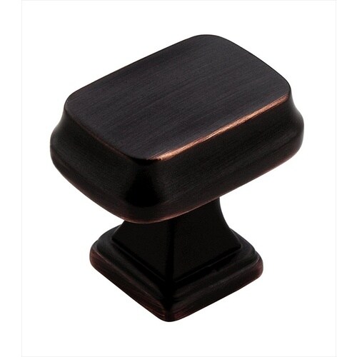 Amerock Revitalize Oil-Rubbed Bronze Square Cabinet Knob at Lowes.com