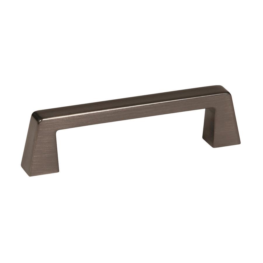 Amerock BP55276GM Blackrock 3-3/4-in Center to Center Gunmetal Rectangular Handle Cabinet Pull