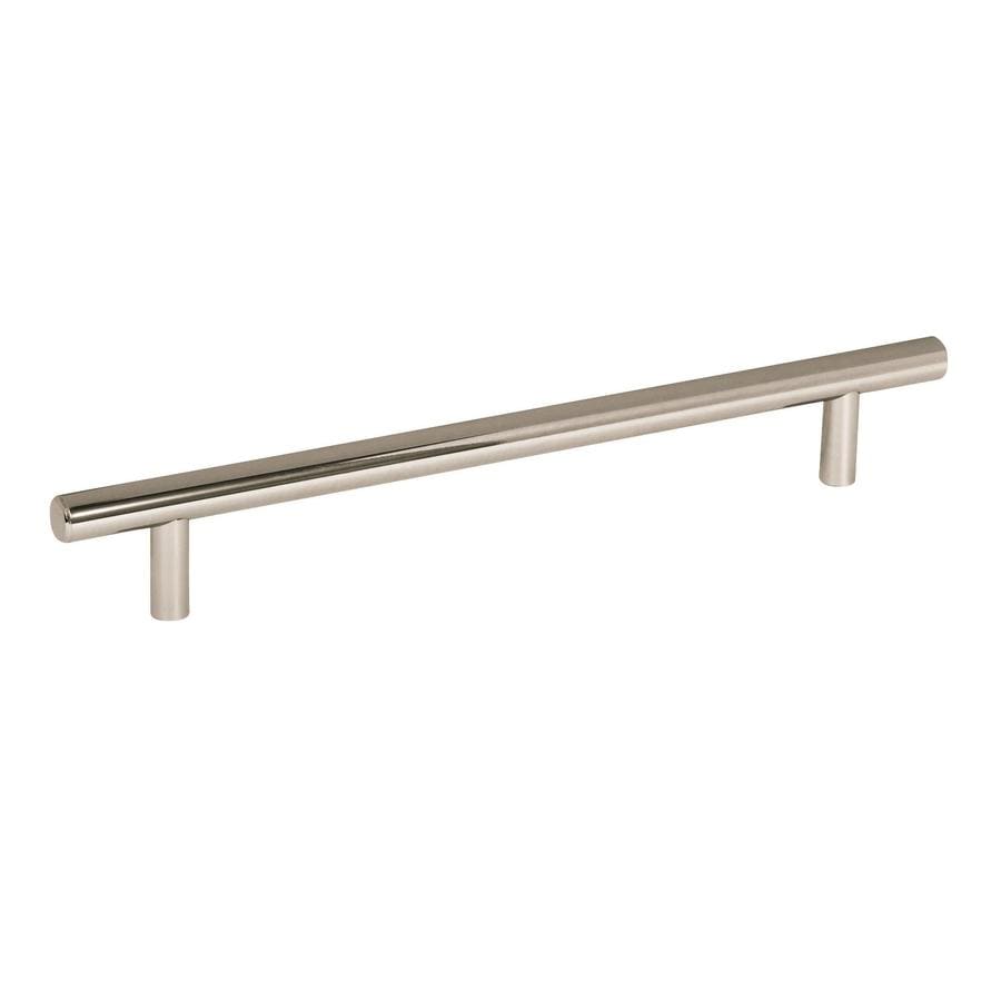 Amerock BP40518PN Bar Pulls 7-9/16-in Center to Center Polished Nickel Rectangular Bar Cabinet Pull