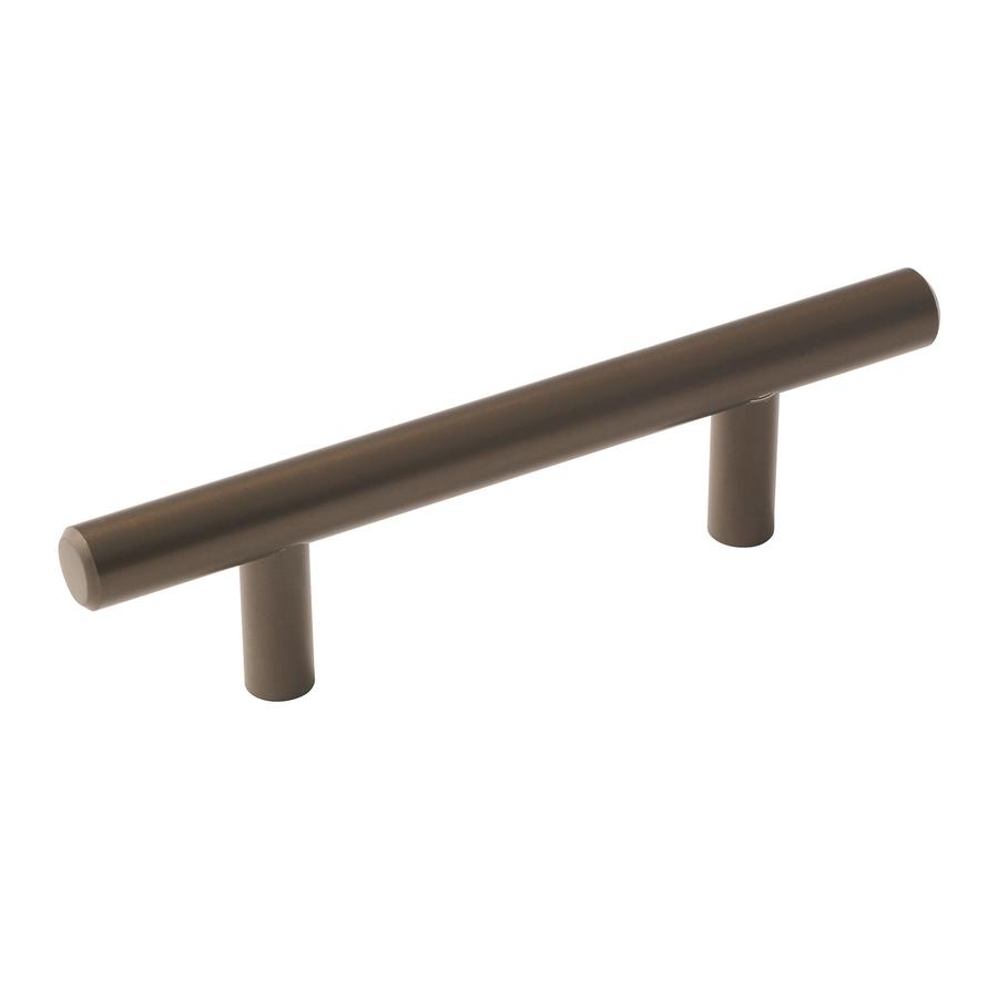 Amerock Bar Pulls 3in Center to Center Caramel Bronze Rectangular Bar