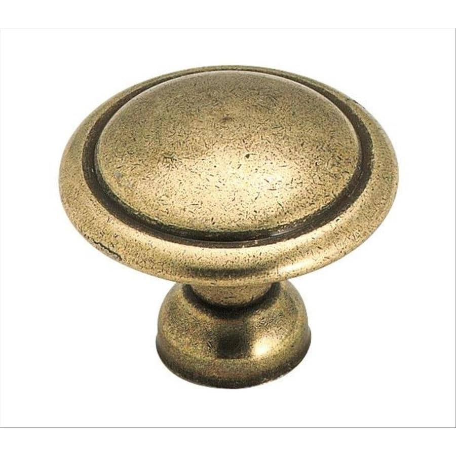 Amerock Allison Value Light Antique Brass Round Cabinet Knob At 2020