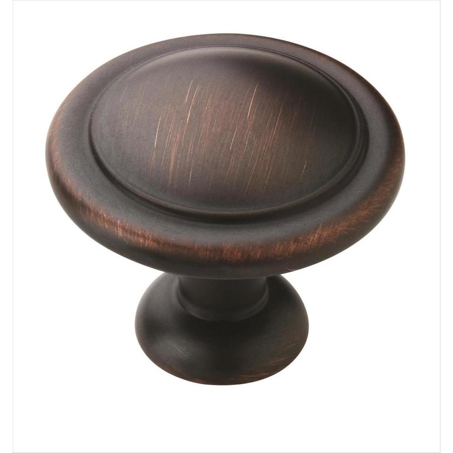 Amerock Allison Value Oil-Rubbed Bronze Round Cabinet Knob at Lowes.com