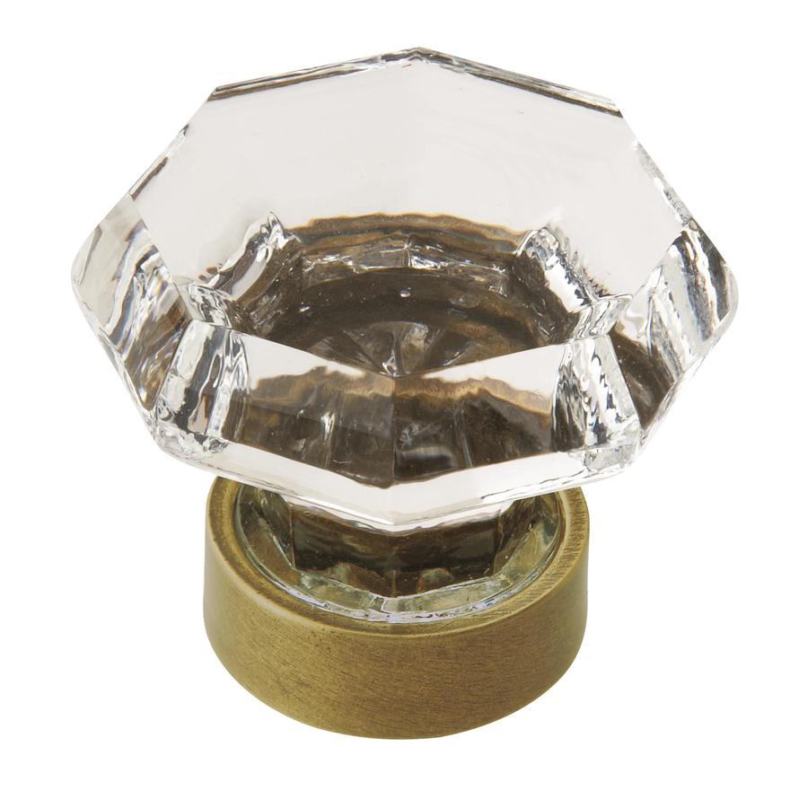Amerock Traditional Classics 1 125 In Clear Gilded Bronze