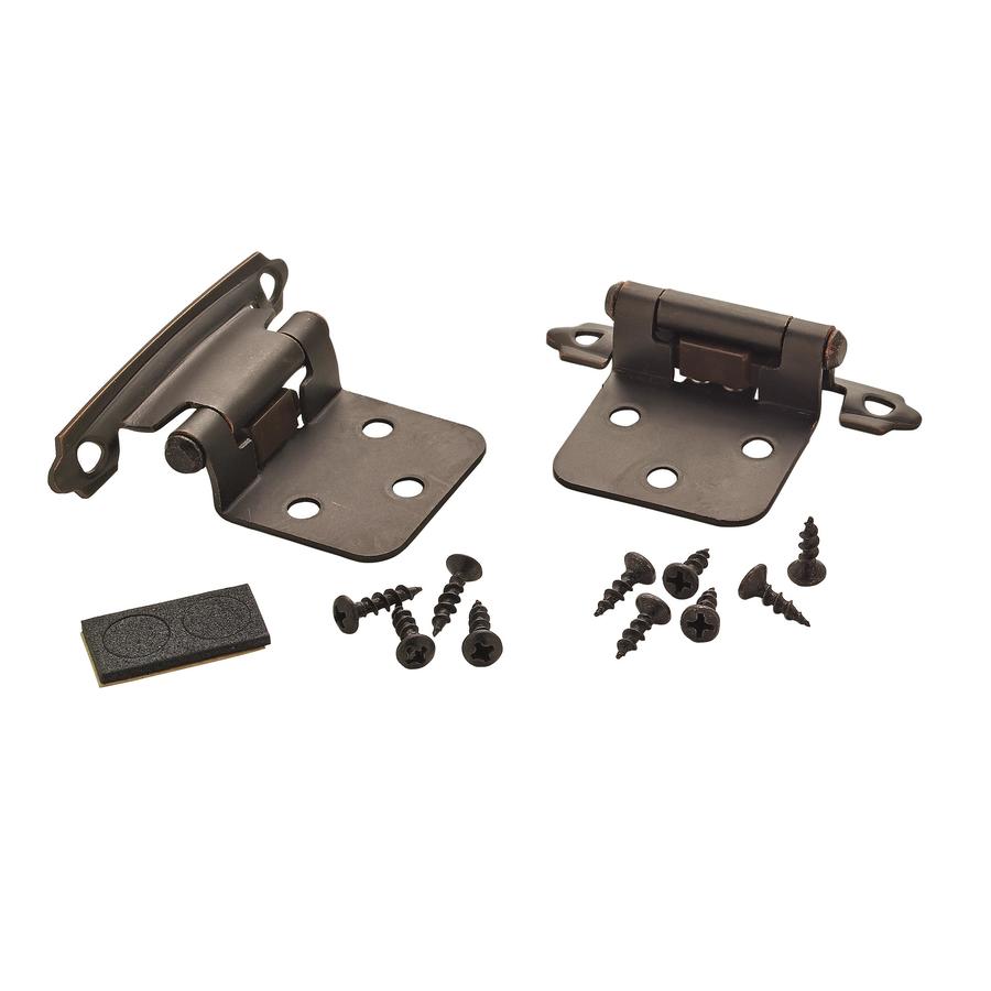 Amerock 2Pack Adjustable OilRubbed Bronze SelfClosing Hinge