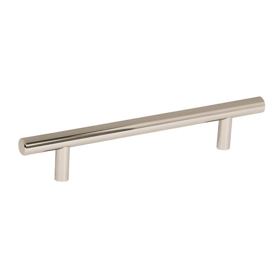 Amerock Bar Pulls 10 Pack 5 1 16 In Center To Center Polished Nickel Rectangular Bar Drawer Pulls In The Drawer Pulls Department At Lowes Com