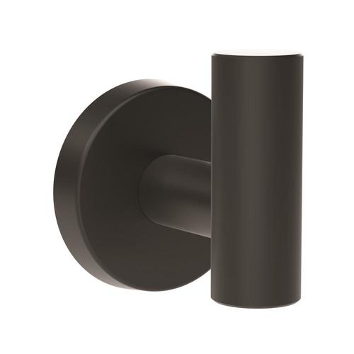 Amerock Arrondi 1-Hook Matte Black Towel Hook at Lowes.com