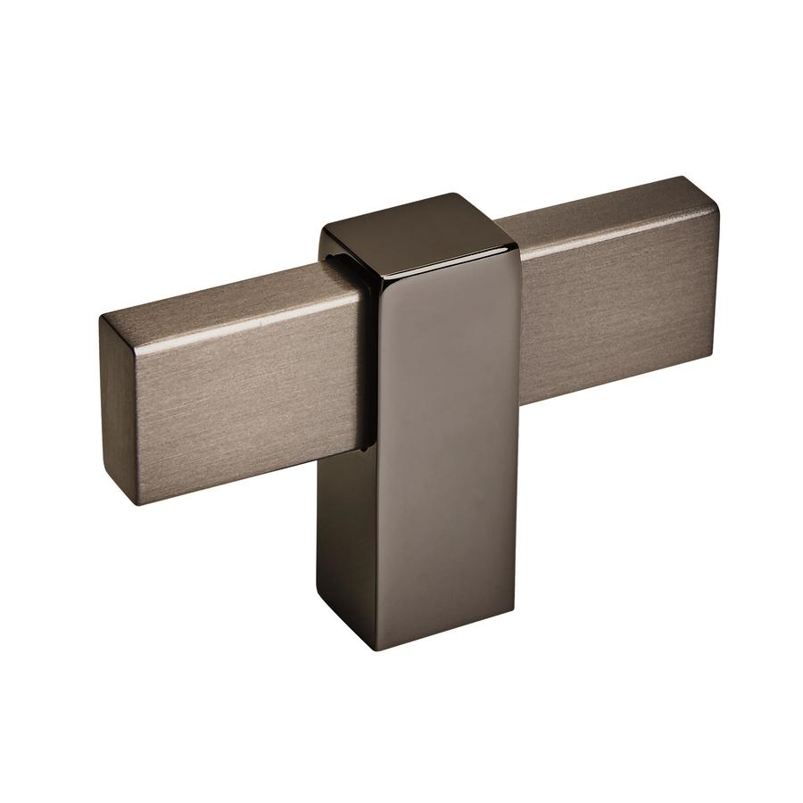 Amerock Mulino 2.375-in Black Brushed Nickel/Black Nickel Geometric ...