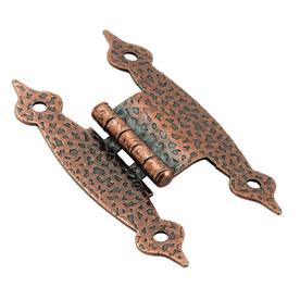 Copper Cabinet Hinges At Lowes Amerock 2 Pack 3 8 In Antique Copper Self Closing Flush Cabinet
