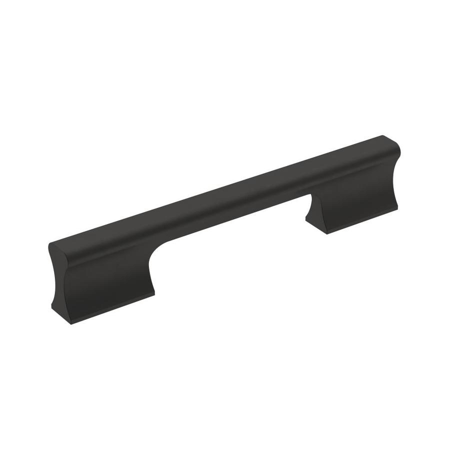 Amerock Status 51/16in Center to Center Matte Black Rectangular Bar