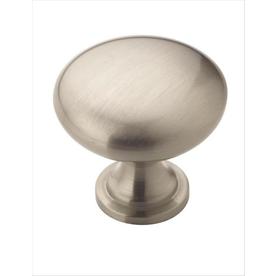 Amerock Edona 1-1/4 inch (32mm) Diameter Satin Nickel Cabinet Knob - 10 Pack