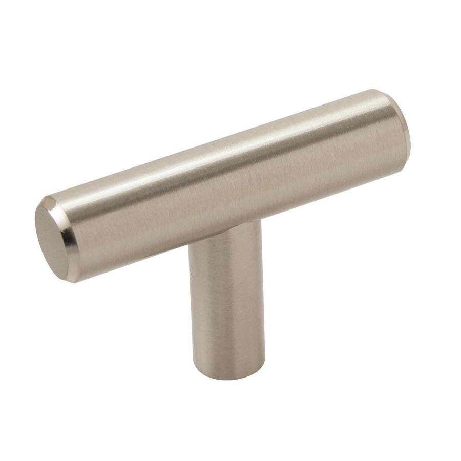 Amerock Bar Pulls 1-13/16-in Center to Center Sterling Nickel Rectangular Bar Cabinet Door Pull