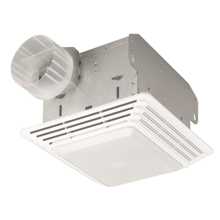 Broan 2 5 Sone 50 Cfm White Bathroom Fan At Lowes Com