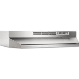 Broan - 30" Recirculating Range Hood - Stainless Steel