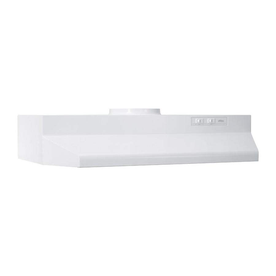 Broan 42in Ducted White Monochromatic Range Hood