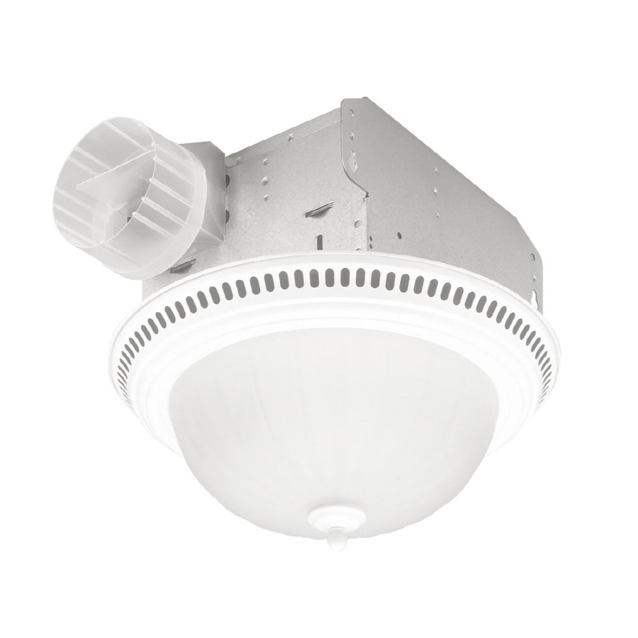 Broan 3.5Sone 70CFM White Bathroom Fan with Light at