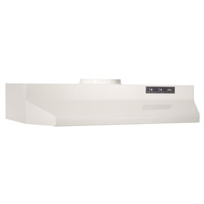 undercabinet ducted broan lowes bisque