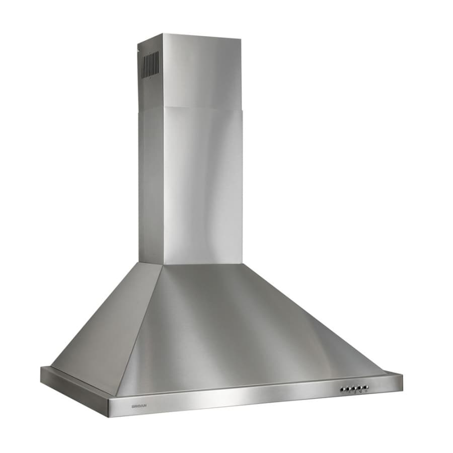 Shop Broan Convertible Wall Mounted Range Hood Stainless Steel Shop Broan Convertible Wall Mounted Range Hood Stainless Steel