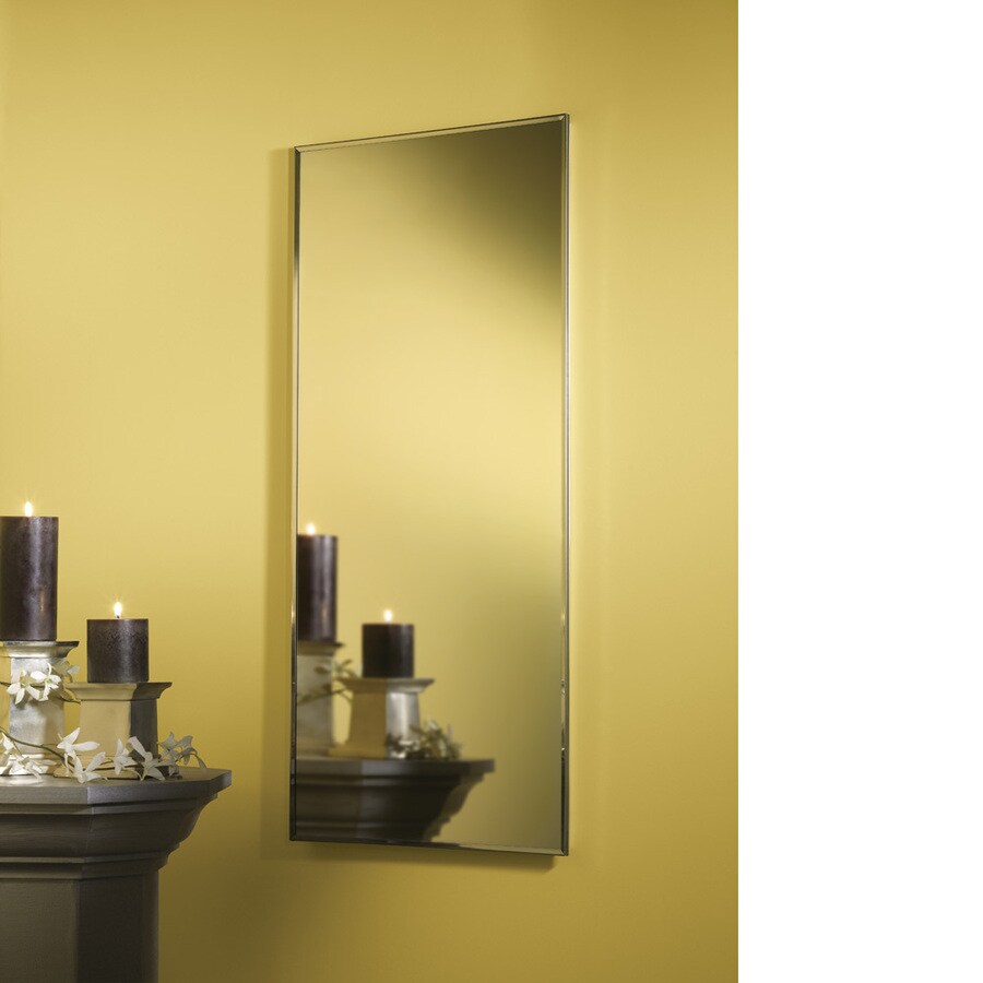 Jensen Styleline 16in x 26in Recessed Mount Stainless Steel Mirrored