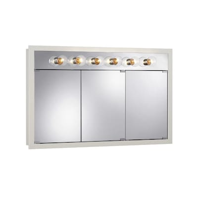 Broan Granville 48 In X 30 In Classic White Lighted Particleboard