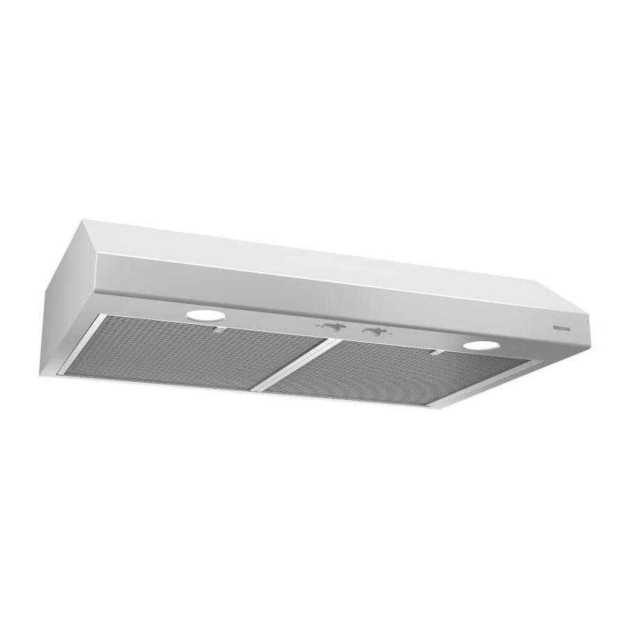 Broan 24 In Convertible White Undercabinet Range Hood Common Broan 24 In Convertible White Undercabinet Range Hood Common Inch Actual 23 87