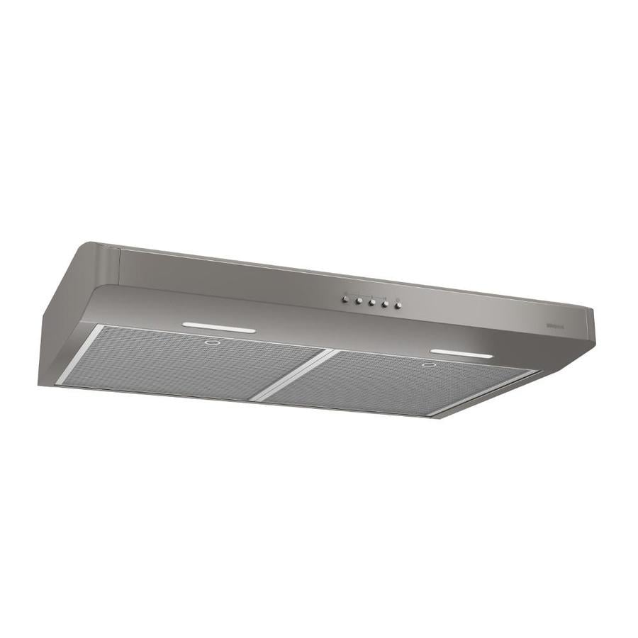 Broan 30-in Convertible Slate Undercabinet Range Hood in the ...