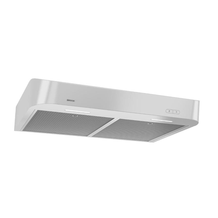 Broan 36-in Convertible White Undercabinet Range Hood