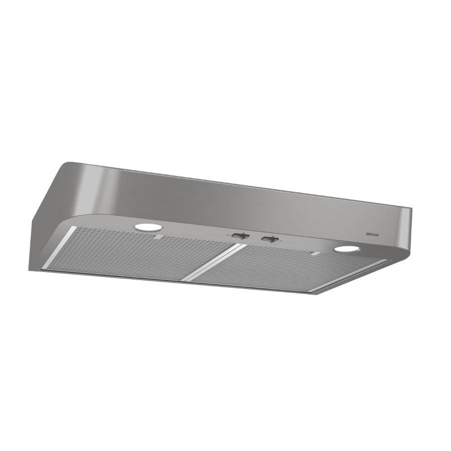 Shop Broan Undercabinet Range Hood Stainless Common 30 In