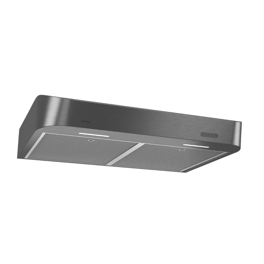 Shop Broan Undercabinet Range Hood Fingerprint Resistant Black