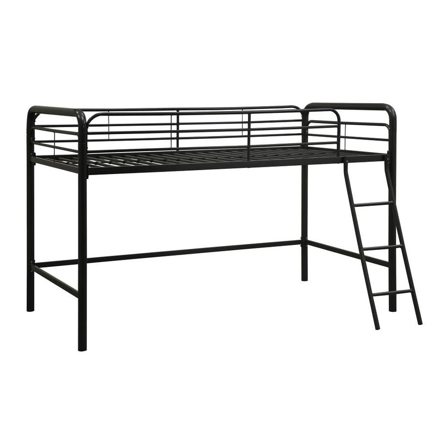 DHP Alyssa Jr Metal Loft Bed Black at Lowes.com