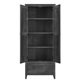 Utility Storage Cabinets At Lowes Ameriwood Home System Buildwinthrop 30 In Wide Storage Cabinet Rustic Gray
