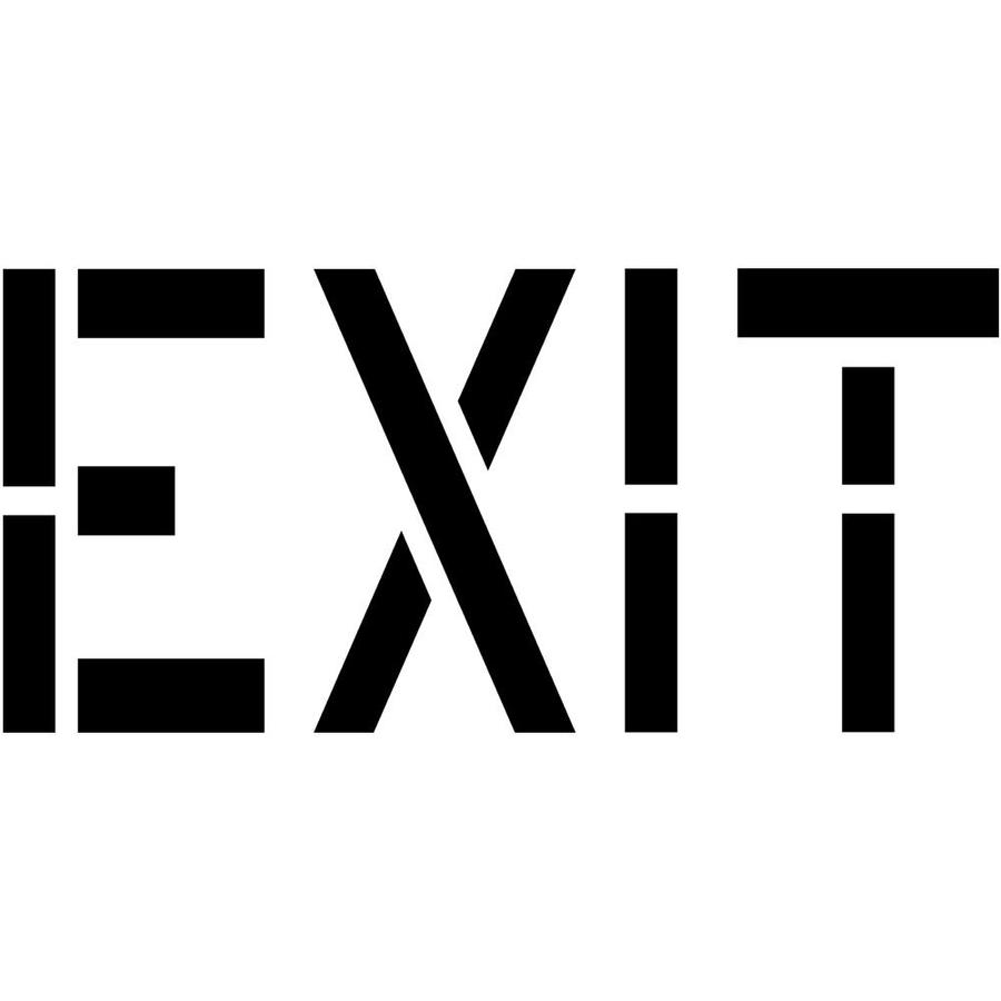 Stencil Ease 36-in Exit Sign Paint Stencil