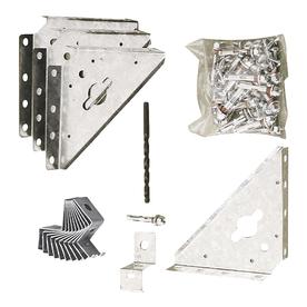 UPC 026862100030 product image for Arrow Stainless Galvanized Steel Storage Shed Anchor Kit | upcitemdb.com