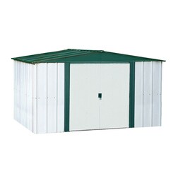 UPC 026862100214 product image for Arrow Galvanized Steel Storage Shed (Common: 6-ft x 5-ft; Interior Dimensions: 5 | upcitemdb.com