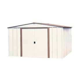 Arrow (Common: 8-ft x 6-ft; Interior Dimensions: 7.9-ft x 5.5-ft) Galvanized Steel Storage Shed