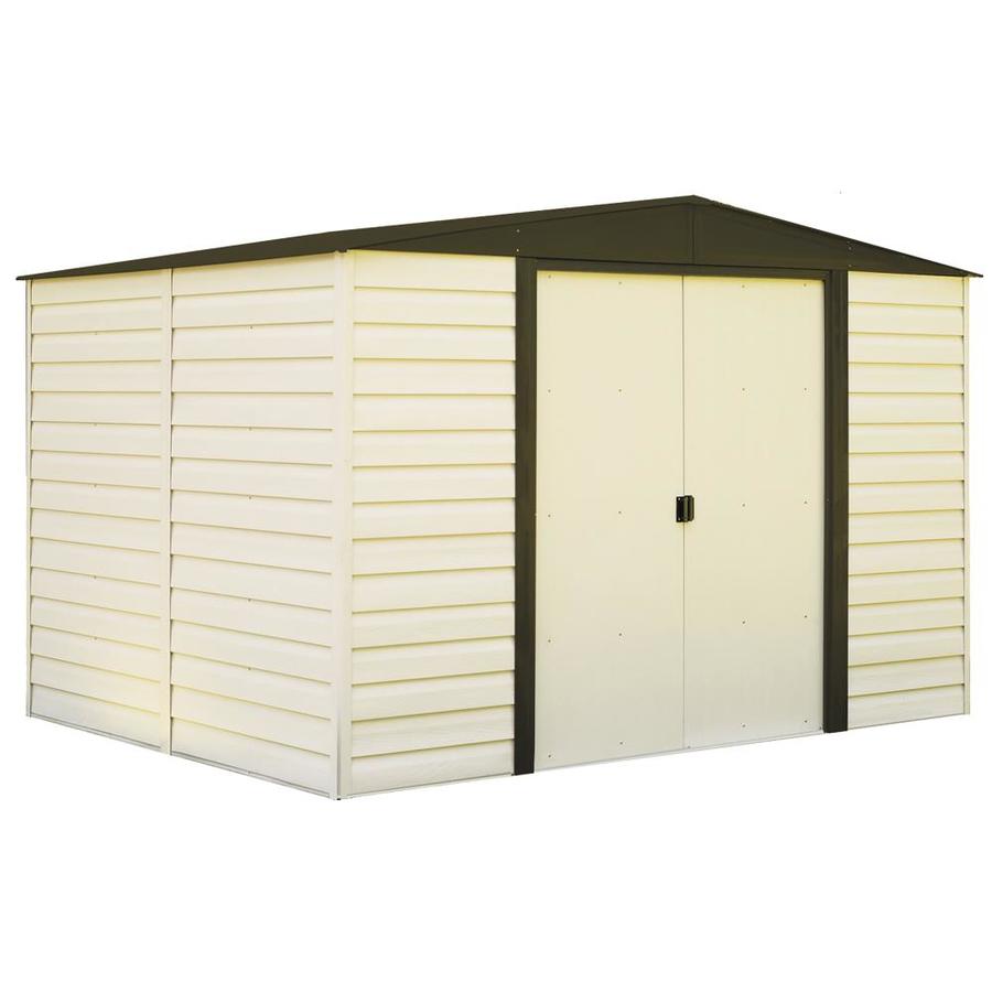  Storage Shed (Common: 10-ft x 8-ft; Interior Dimensions: 9.85-ft x 7.5