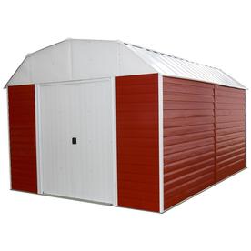 UPC 026862104953 product image for Arrow Galvanized Steel Storage Shed (Common: 10-ft x 14-ft; Interior Dimensions: | upcitemdb.com