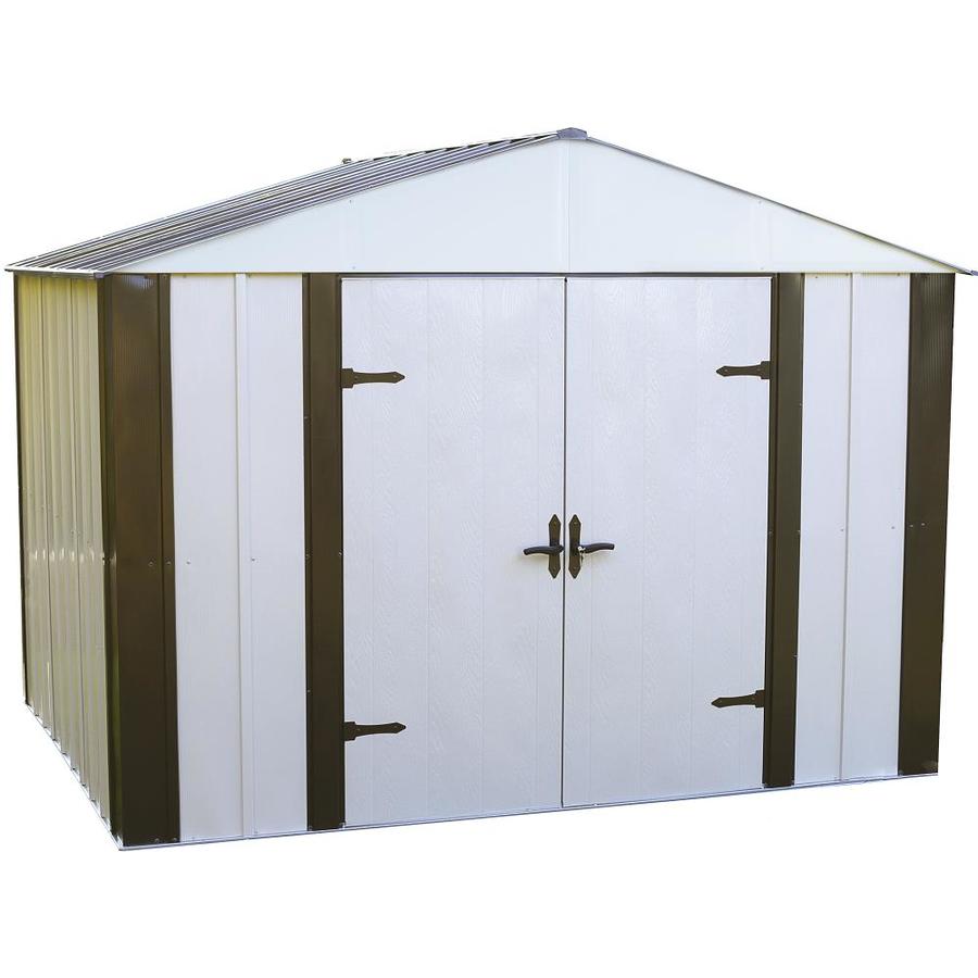 shop arrow common: 10-ft x 8-ft; interior dimensions: 9