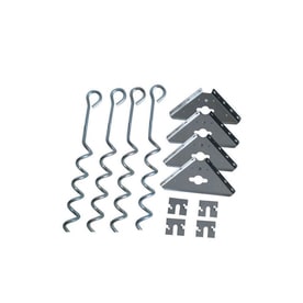 UPC 026862800015 product image for Arrow Stainless Galvanized Steel Storage Shed Anchor Kit | upcitemdb.com