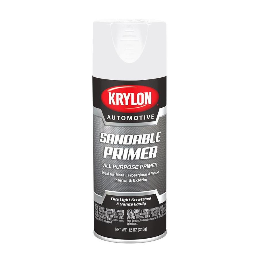 Krylon High Performance Flat White Spray Primer (NET WT. 12-oz) in the ...