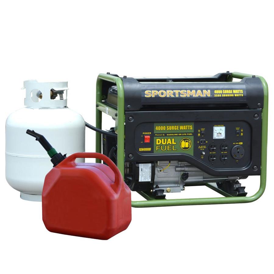 Sportsman Dual Fuel 3500RunningWatt Gasoline/Propane Portable