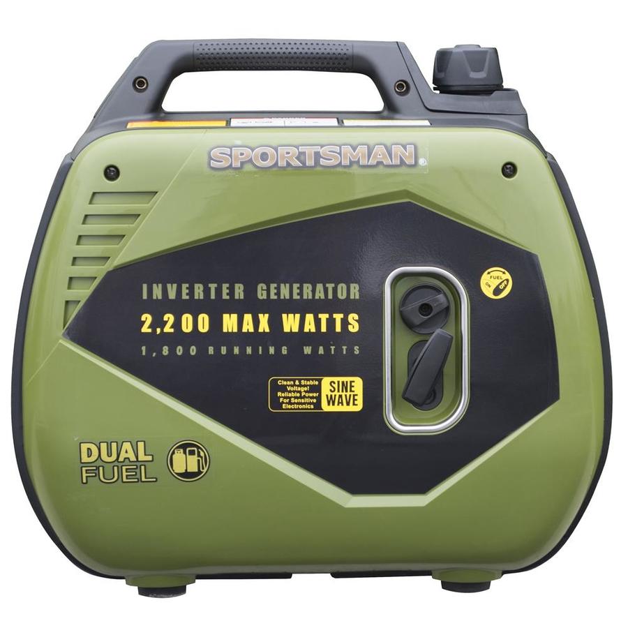 Sportsman Inverter 2200 Watt Gasolinepropane Portable Generator At