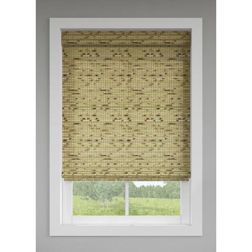 Levolor Trim Go 48 In X 64 In Natural Bamboo Light Filtering Cordless Roman Shade In The Window Shades Department At Lowes Com