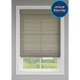 LEVOLOR Trim+Go Greystone Light Filtering Cordless Indoor Natural Shade (Actual: 60-in x 64-in)