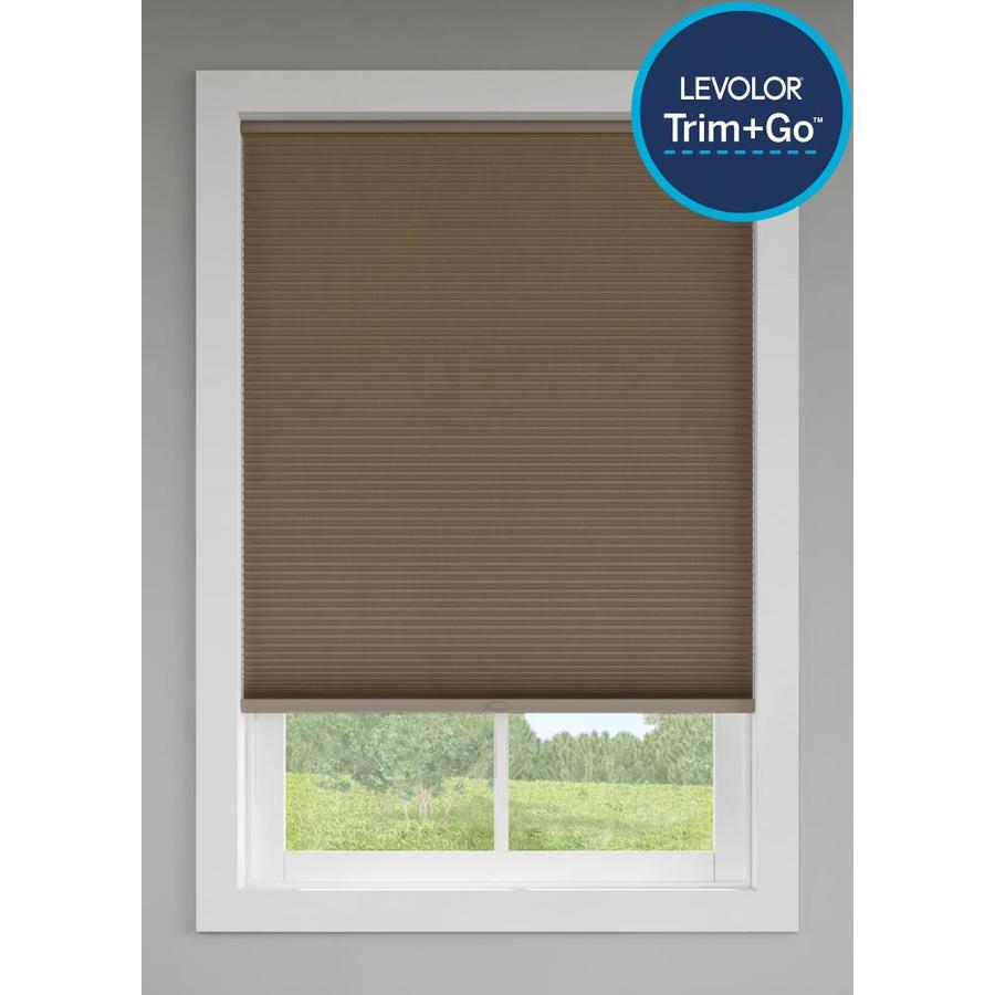 Trim Go Toffee Room Darkening Cordless Cellular Shade Actual 29 5 In X 72 In