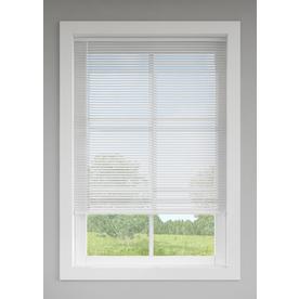 At Lowes Levolor 1 In Cordless White Aluminum Mini Blinds Common 19